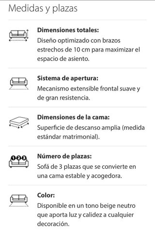 Sofa cama especial hoteles y pisos turísticos