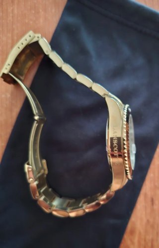 Reloj Lanscotte Dorado Cronógrafo 42mm