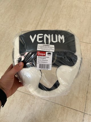 Casco Boxeo Venum Challenger 2.0 Negro/Hielo