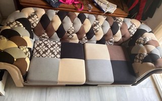 Divano Chesterfield Patchwork Multicolore