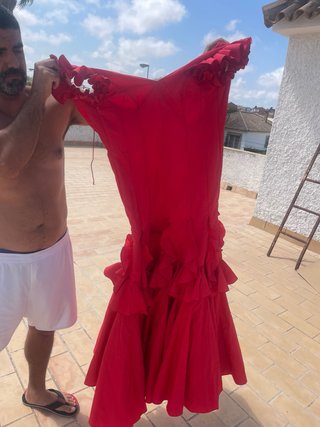 Vestido Flamenca Rojo