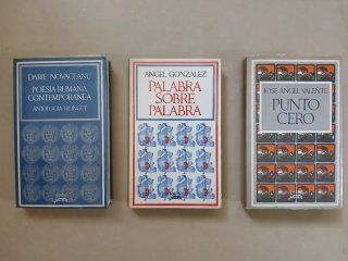 Libros de poesía de editorial Barral
