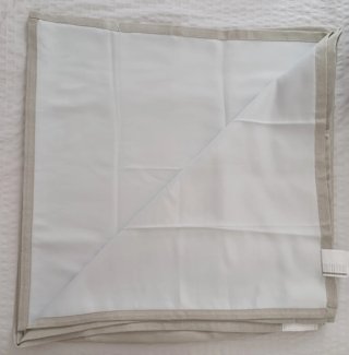 1 CORTINA BEIG IKEA SEMIOPACA 145 ancho x 300 alto