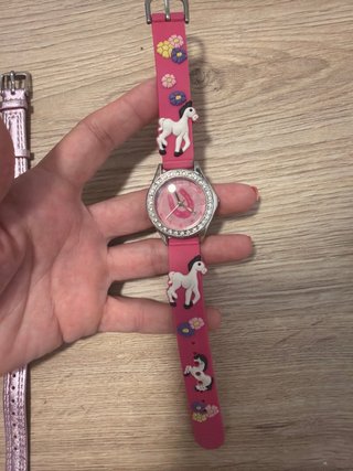 2 relojes infantiles unicornio