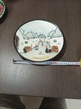 Plato Artesanía Italiana Alberobello