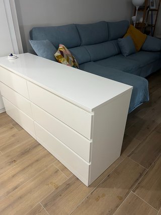 Cómoda MALM Ikea Blanca