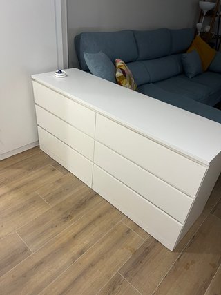 Cómoda MALM Ikea Blanca