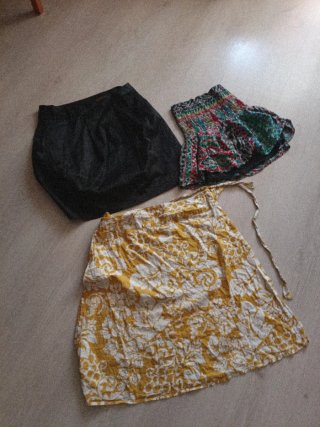 Faldas varias cortas desliza fotos 1€ cu