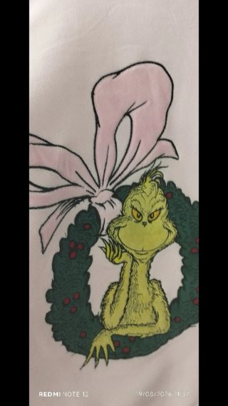 Sudadera Grinch con lazo rosa