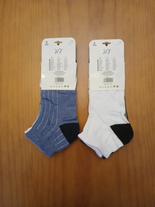 Calcetines tobilleros HF Hombre 3 pares