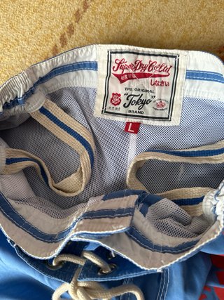 Bañador Superdry Azul Talla L