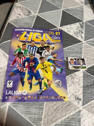 Álbum Oficial Cromos Liga este 2026-27 y 40 cromos