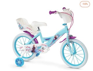 Bicicleta Frozen 16 Infantil