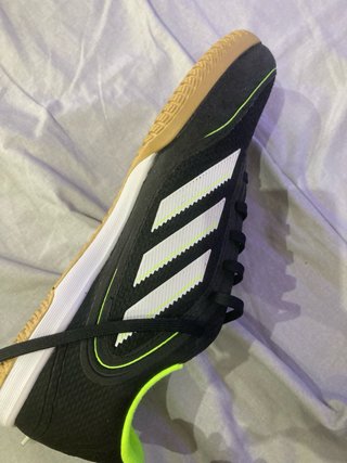 Zapatillas fútbol sala Adidas negras y verdes
