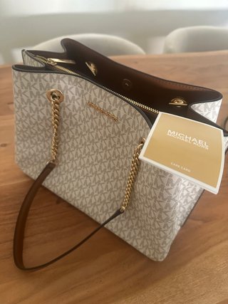 Bolso Michael Kors Beige y Marrón