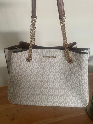 Bolso Michael Kors Beige y Marrón