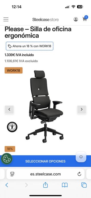 OFERTA!! Silla Steelcase Please v2