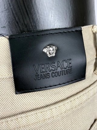 Versace Jeans Couture Jeans Uomo W33 IT47 Beige