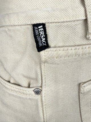 Versace Jeans Couture Jeans Uomo W33 IT47 Beige