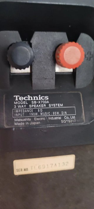 Altavoces Technics SB-X700A Honeycomb Disc