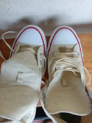 Converse Beige/Amarillas Talla 41