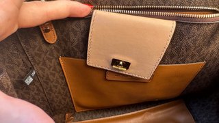 Bolso Michael Kors Tote Beige y Marrón