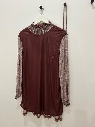 Vestido Fórmula Joven estampado talla L