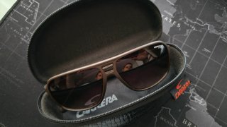 Gafas de sol Carrera Marrón y Plateadas