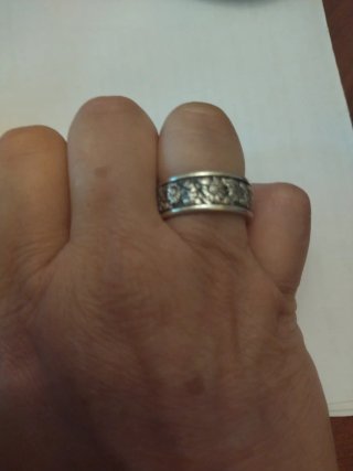 Anillo Plata 925 Filigranas Hombre