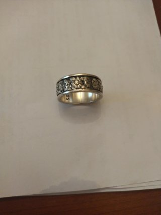 Anillo Plata 925 Filigranas Hombre