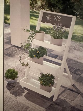 Estantería plantas Belavi con pizarra