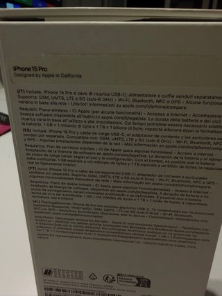 iPhone 15 Pro 256GB Negro. , en estado de nuevo