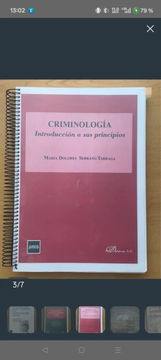 Libros criminología uned