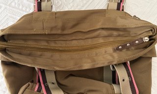 Bolso Bee Luna Nylon Caqui