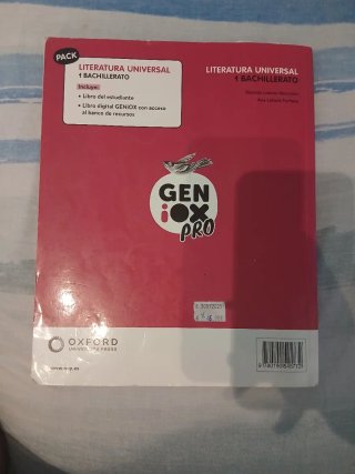 Literatura Universal 1º Bachillerato. Libro del...