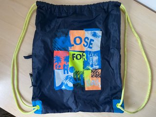Mochila Saco Bolsa Cuerdas Tenth Deporte Azul