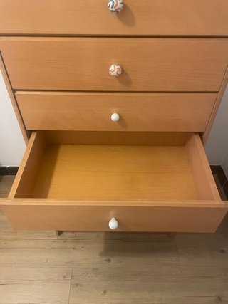 Cómoda Cajonera Madera 7 Cajones