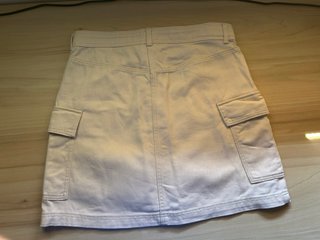 Falda vaquera blanca con bolsillos 14 años/XS