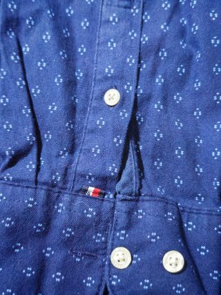 Camisa Tommy Hilfiger Azul Marino Estampada