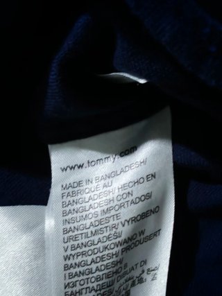 Camisa Tommy Hilfiger Azul Marino Estampada