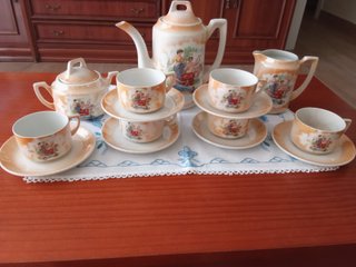 Juego de café antiguo (más de 100 años)