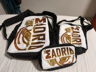 Mochila, Bolsa y Estuche del madrid