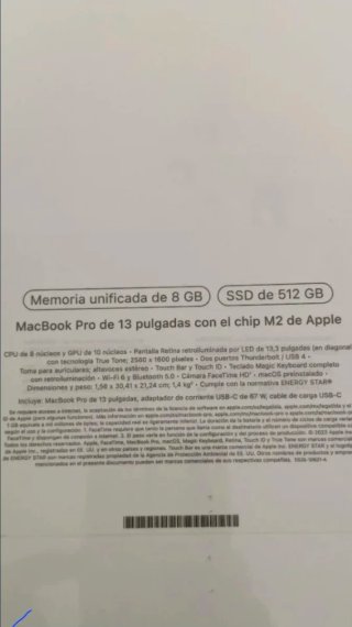 MacBook Pro 13 M2 precintado + factura