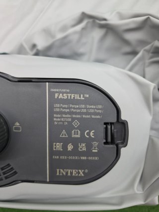 Colchón Hinchable Intex Individual Gris