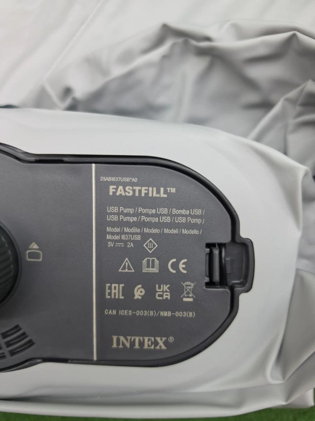 Colchón Hinchable Intex Individual Gris