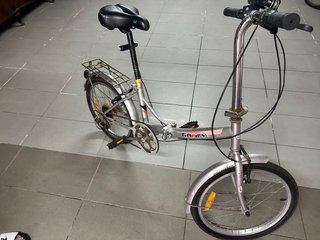 Bicicleta Plegable GOETY Plata