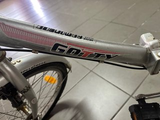 Bicicleta Plegable GOETY Plata