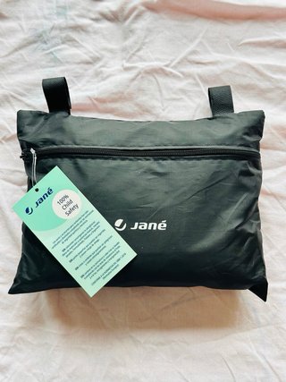 Capazo Jane Sweet Cloud Negro Con Brújula Nuevo