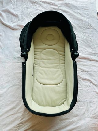 Capazo Jane Sweet Cloud Negro Con Brújula Nuevo