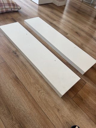 2 Estantes de Pared IKEA LACK Blancos